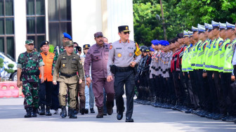 Polda Jambi Gelar Apel Operasi Lilin 2025, Amankan Natal 2025 dan Tahun Baru 2026