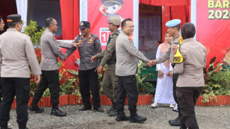 Jelang Nataru, Karoops Polda Jambi Lakukan Supervisi Pos Pengamanan