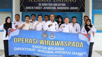 Waspada Orang Asing, Ditjen Imigrasi Jambi Gelar Operasi Wirawaspada