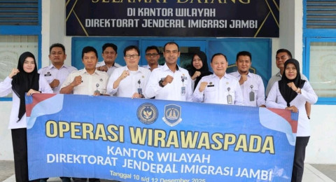 Waspada Orang Asing, Ditjen Imigrasi Jambi Gelar Operasi Wirawaspada