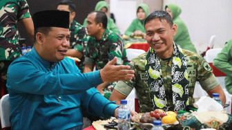 Sambut Dandim Baru, Wabup Tanjabbar Berharap Makin Bersinergi