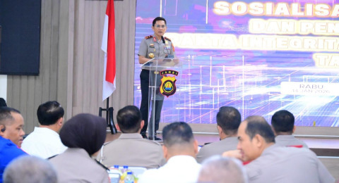 Polda Jambi Gelar Sosialisasi DIPA RKA-K/L dan Penandatanganan Pakta Integritas T.A. 2026
