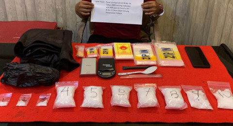 Gagalkan Peredaran Narkoba, Polresta Jambi Amankan Pelaku Pembawa 602 Gram Sabu