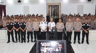 Densus 88 AT Polri Bekali Bhabinkamtibmas Polda Jambi Cegah Intoleransi dan Terorisme.