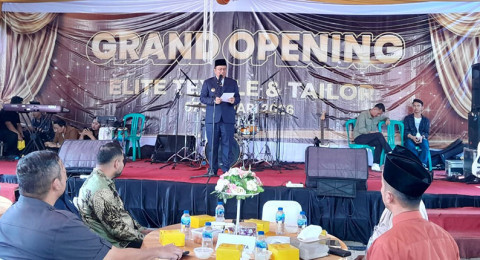Wali Kota Jambi Resmikan Elite Textile & Tailor