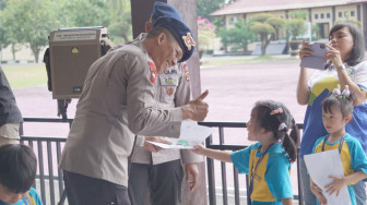 Preschool Field Trip TK Kurnia Global School, Murid Belajar Tugas Brimob di Satbrimob Polda Jambi