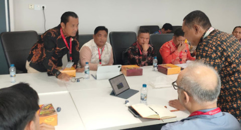 Perjuangkan Pemerataan Sinyal, Kadis Kominfo Tanjabtim Sambangi Telkom Landmark Jakarta