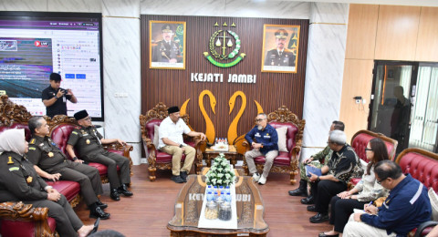 Perkuat Sinergi dan Kolaborasi di Wilayah Kerja Jambi, Staf Ahli Sekretaris SKK Migas Sambangi Kantor Kejaksaan Tinggi Provinsi Jambi