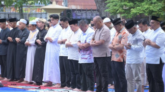 Polda Jambi Gelar Salat Idul Fitri 1447 Hijriah