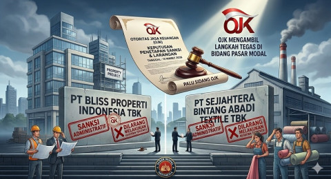 OJK Jatuhkan Sanksi Miliaran Rupiah Terhadap PT Bliss Properti dan Sejahtera Bintang Abadi
