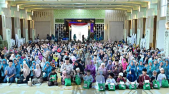 Sambut Hari Idul Fitri 1447 H, TP-PKK dan Pemkot Jambi Santuni Ratusan Anak Yatim