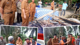 BBS Serahkan Bantuan Kepada Korban Kebakaran di Desa Rengas Bandung,