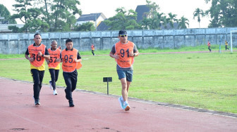 Polda Jambi Gelar Uji Kesamaptaan Jasmani Berkala Semester I Tahun 2026