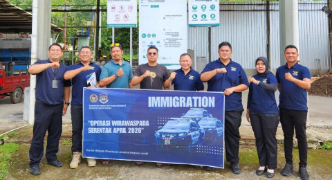 Kantor Ditjen Imigrasi Jambi Gelar Operasi Wirawaspada Serentak 2026