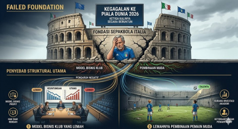 Krisis Stadion dan Minimnya Talenta Lokal Jadi Akar Gagalnya Italia ke Piala Dunia