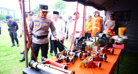 Apel Kesiapsiagaan Karhutla dan Pengendalian Massa, Kapolda Jambi Tekankan Respons Cepat dan Terukur
