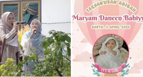 Hebohhh.. "Duet Maut" Ny. Al Haris dan Ny. Helmi di Acara Aqiqah Cucu Jangcik Mohza...Kata Mbah Sigit : Penghayatan Lirik Lagunya Luar Biasa