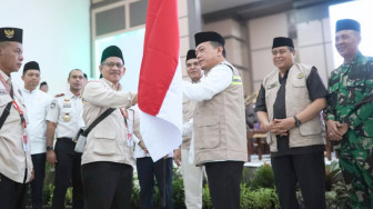 Kloter Pertama Diberangkatkan, 443 Jemaah Haji Asal Kota Jambi Menuju Tanah Suci