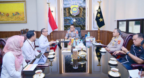 Kapolda Jambi Terima Audiensi BPS Provinsi Jambi, Siap Dukung dan Kawal Sensus Ekonomi 2026