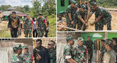 Danrem 042/Gapu Tinjau TMMD 128 di Seko Besar, Pastikan Pembangunan Berdampak Jangka Panjang