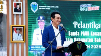 Bupati Batang Hari Tekankan Sinergi Camat & Ibu Camat, Zulva Fadhil Lantik Pengurus TP-PKK 4 Kecamatan