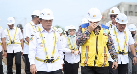 Pantau Pembangunan Sekolah Rakyat di Tanjabtim, Gubernur Jambi Minta Manajemen Kaji Ulang Target Rampung