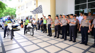 Polda Jambi Salurkan 1.000 Paket Sembako dan Lepas Bantuan Sosial Sambut Hari Bhayangkara ke-80