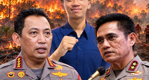 Api Meluas, Asap Mengepul, Efandra: Janji Presiden, Kapolda dan Danrem yang Tidak Mampu Atasi Karhutla akan Dicopot..?