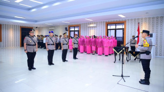 Sertijab Direktur Reskrimsus dan Polairud, Kapolda Tekankan Profesionalisme