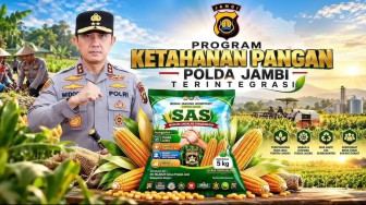 Polda Jambi Dorong Ketahanan Pangan melalui Benih Jagung Siginjai Andalan Swasembada dan Inovasi Zero Waste