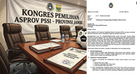 Jelang Kongres Pemilihan, Askab Pertanyakan Kinerja Asprov PSSI Jambi: Ada Apa?